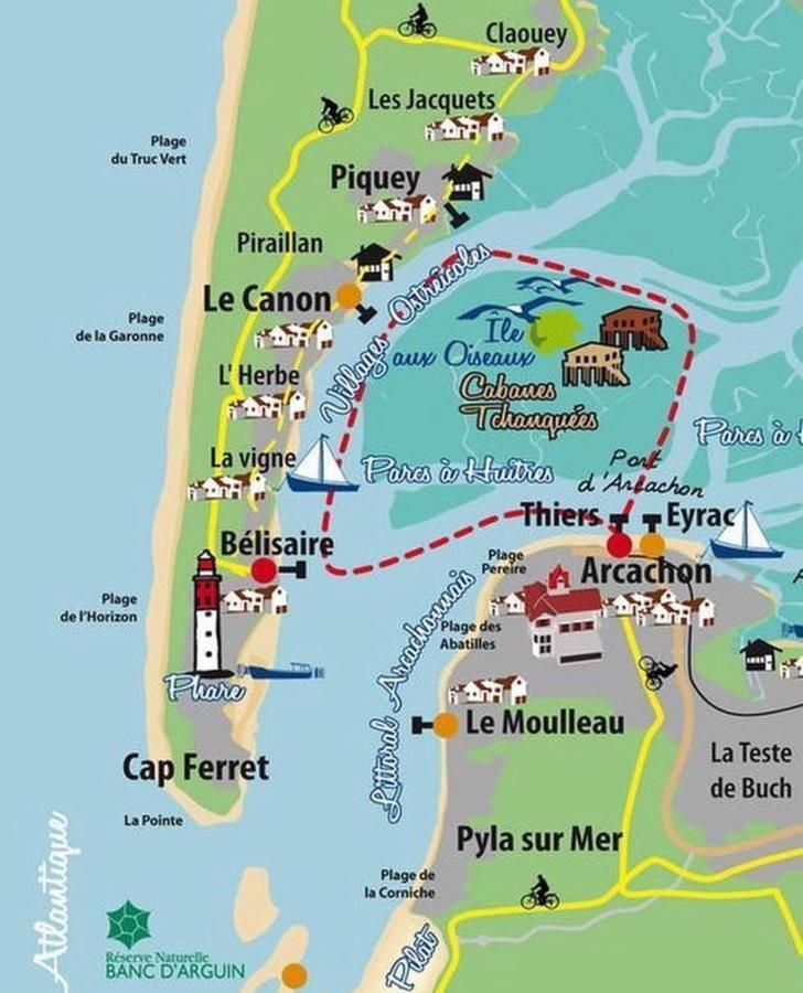 Tiny House Famille Nature Cap Ferret Claouey Exterior photo